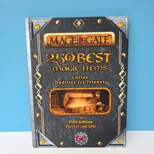 250 Best Magic Items Mage Gate 5e Curious Oddities & Trinkets D&D Companion Book